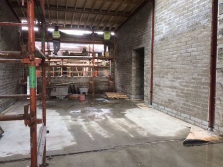 Main Hall and Fitness Suite take shape - October 2015